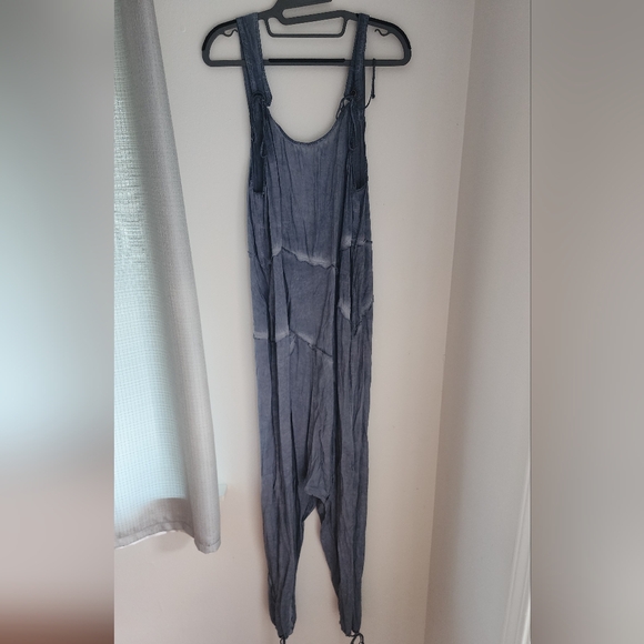 Free People Act Natural shapeless romper - Picture 4 of 7